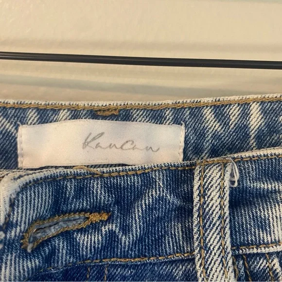 KanCan Collie High Rise Mom Jeans Distressed Blue‎ Jeans size 9/28 - Picture 5 of 14